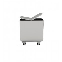 1200X700 table with lower shelf and rear upstand