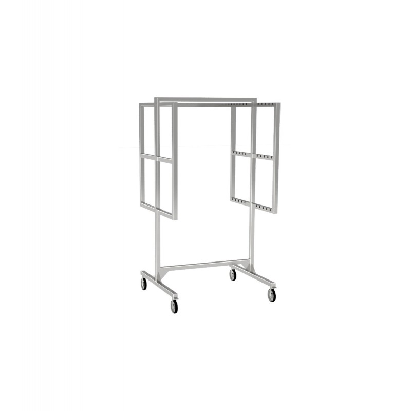 1200X700 table with lower shelf and rear upstand